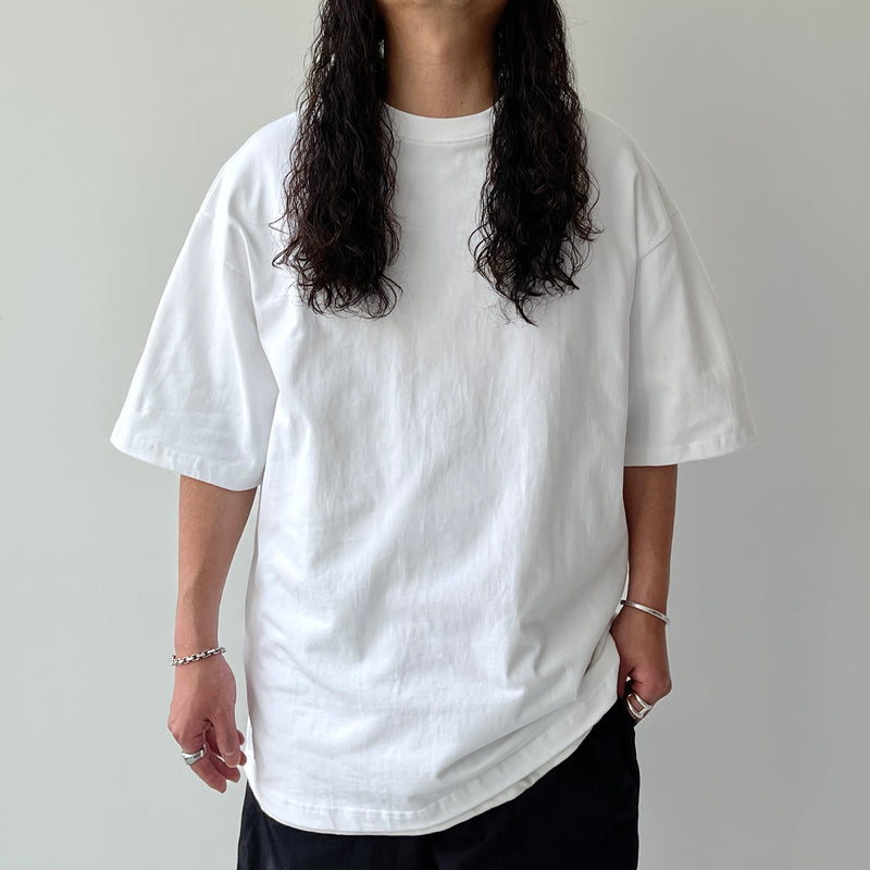 premium heavy weight over size tee / white（プレミアム