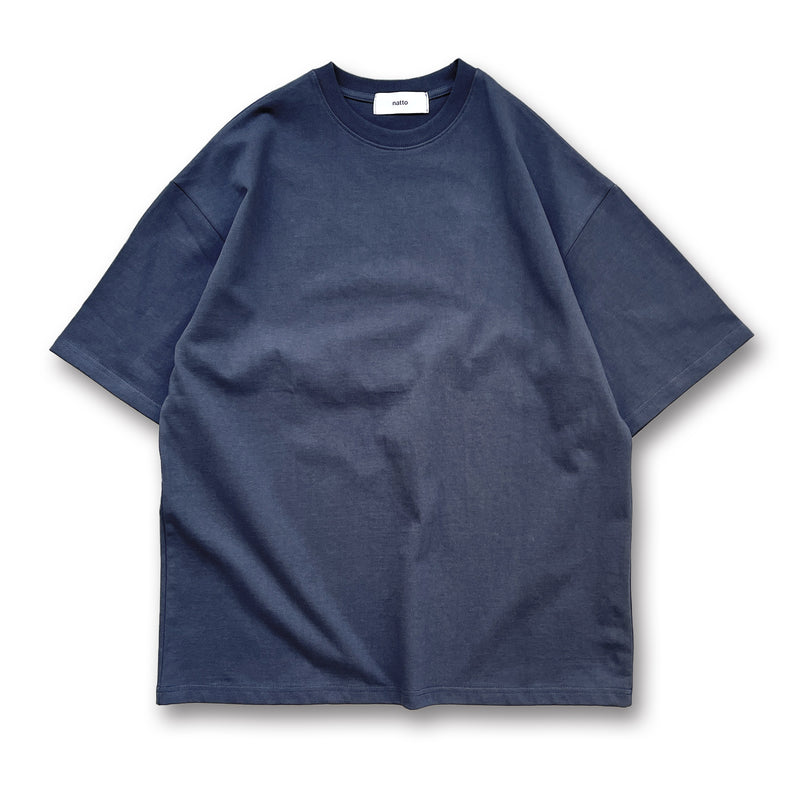 premium heavy weight over size tee / navyディティール画像