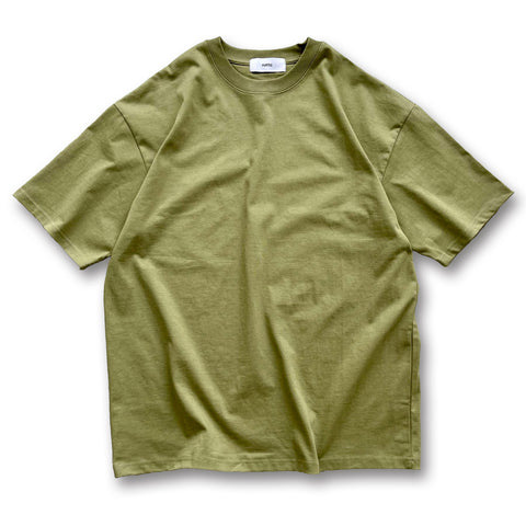 premium heavy weight over size tee / olive