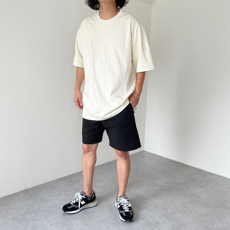 premium heavy weight over size tee / ivory（プレミアム ヘビーウェイト オーバーサイズ tee /  アイボリー） | natto | ナット 公式オンラインショップ