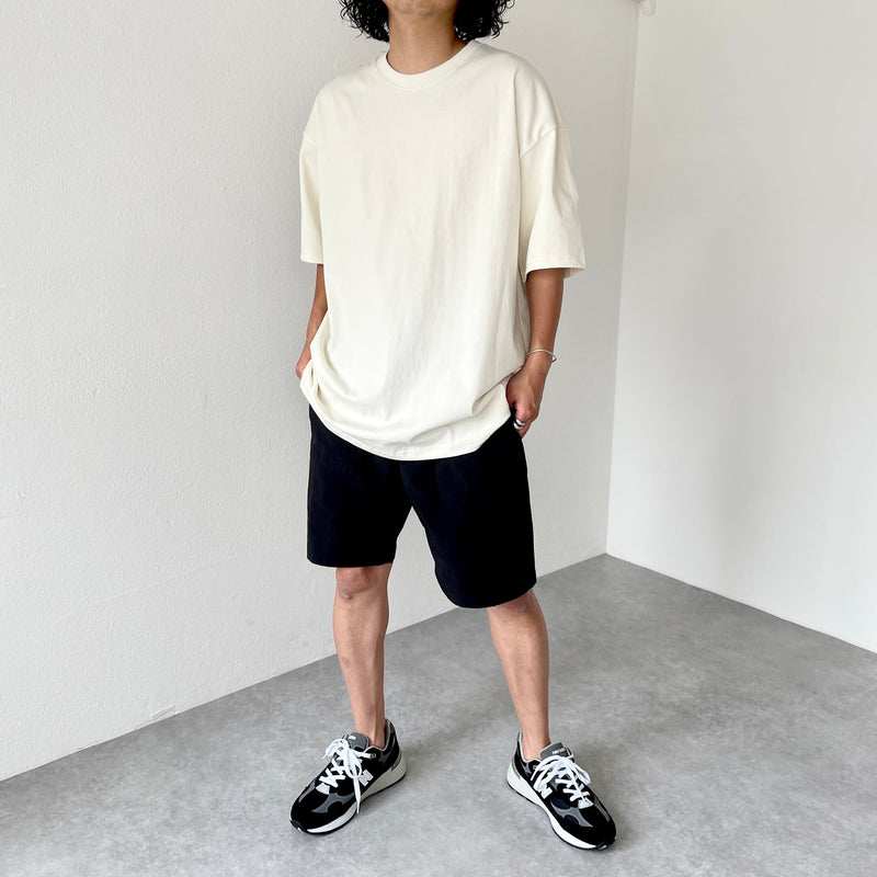 premium heavy weight over size tee / ivory（プレミアム ヘビーウェイト オーバーサイズ tee /  アイボリー） | natto | ナット 公式オンラインショップ