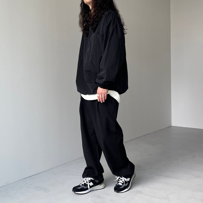 premium nylon pullover / black（プレミアムナイロンプルオーバー
