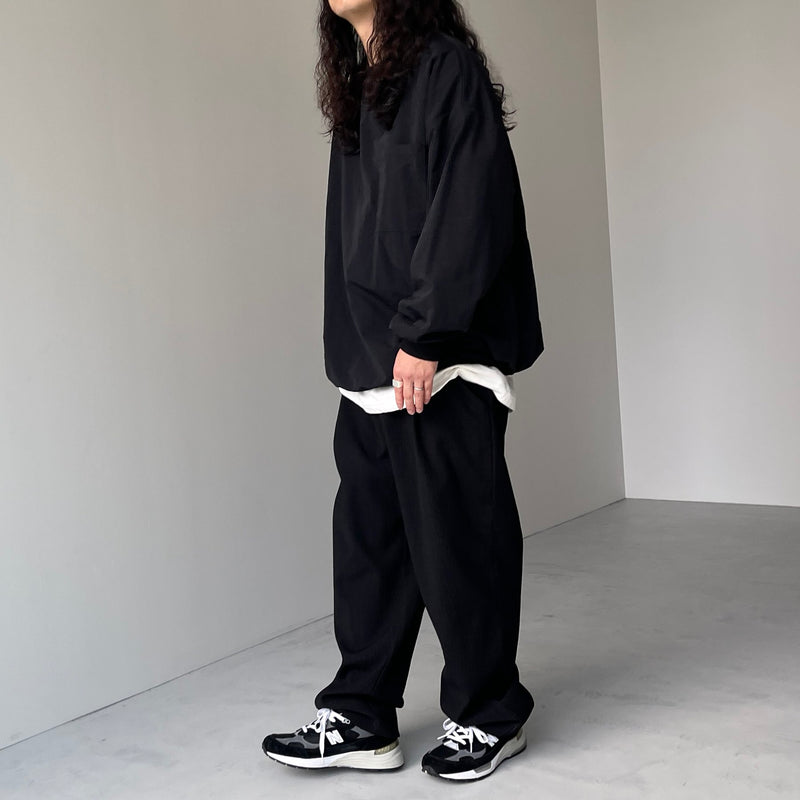 premium nylon pullover / black（プレミアムナイロンプルオーバー
