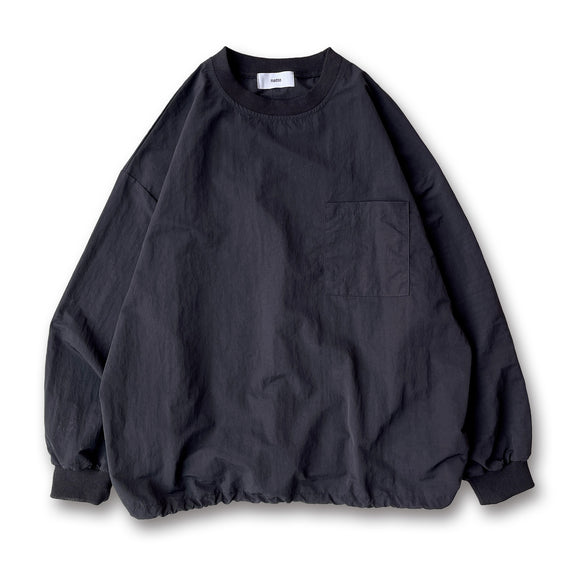 【SAMPLE】premium nylon pullover / black