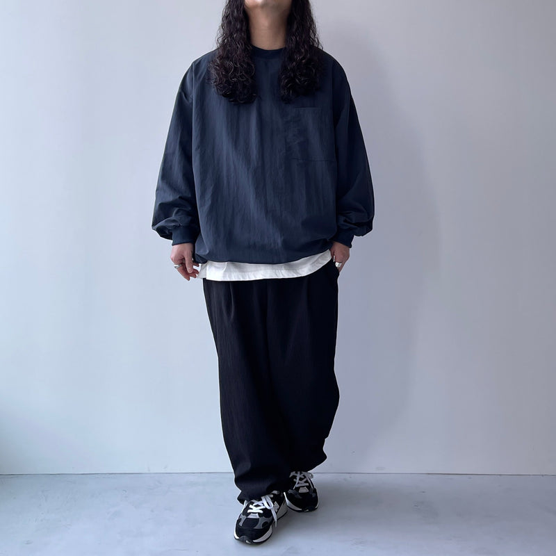 premium nylon pullover / navy（プレミアムナイロンプルオーバー / ネイビー） | natto | ナット  公式オンラインショップ