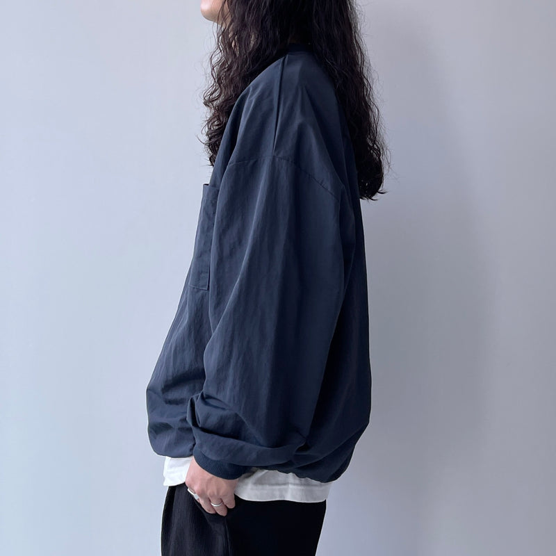 premium nylon pullover / navy（プレミアムナイロンプルオーバー / ネイビー） | natto | ナット  公式オンラインショップ