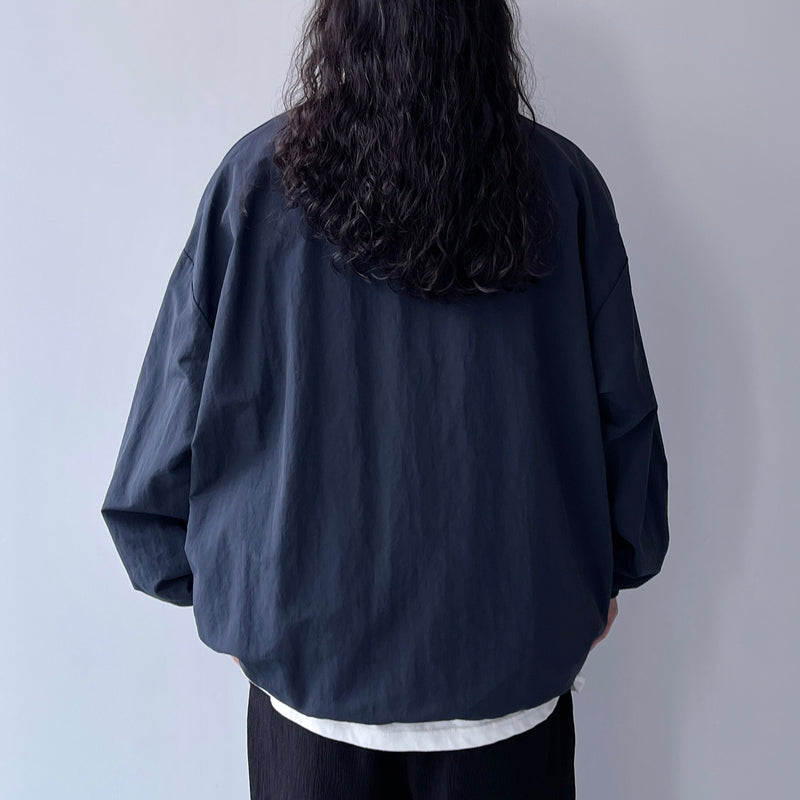premium nylon pullover / navy（プレミアムナイロンプル