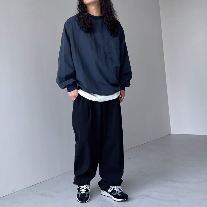 premium nylon pullover / navy（プレミアムナイロンプルオーバー