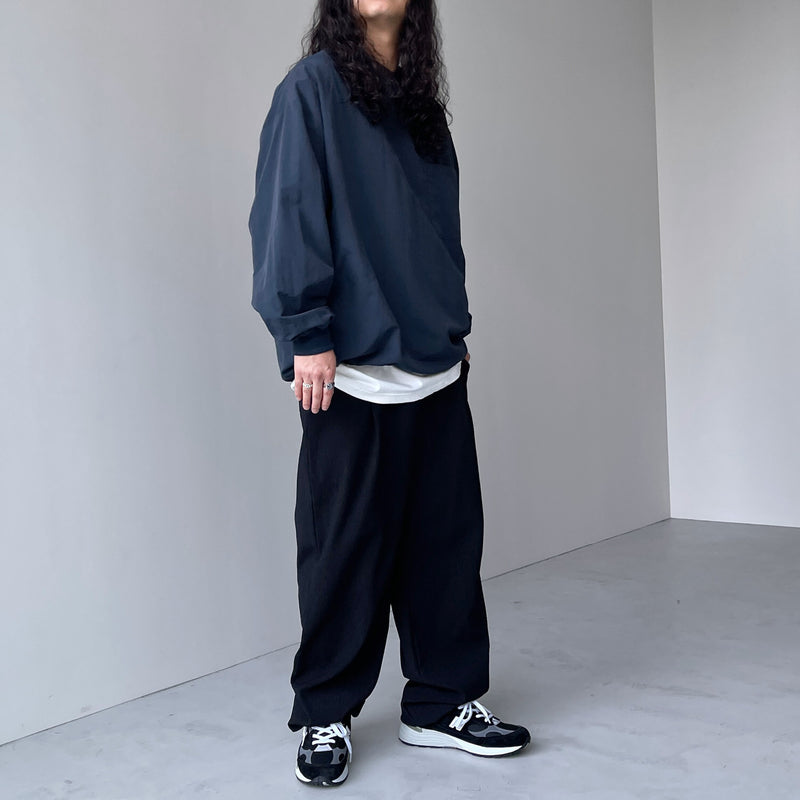 premium nylon pullover / navy（プレミアムナイロンプルオーバー