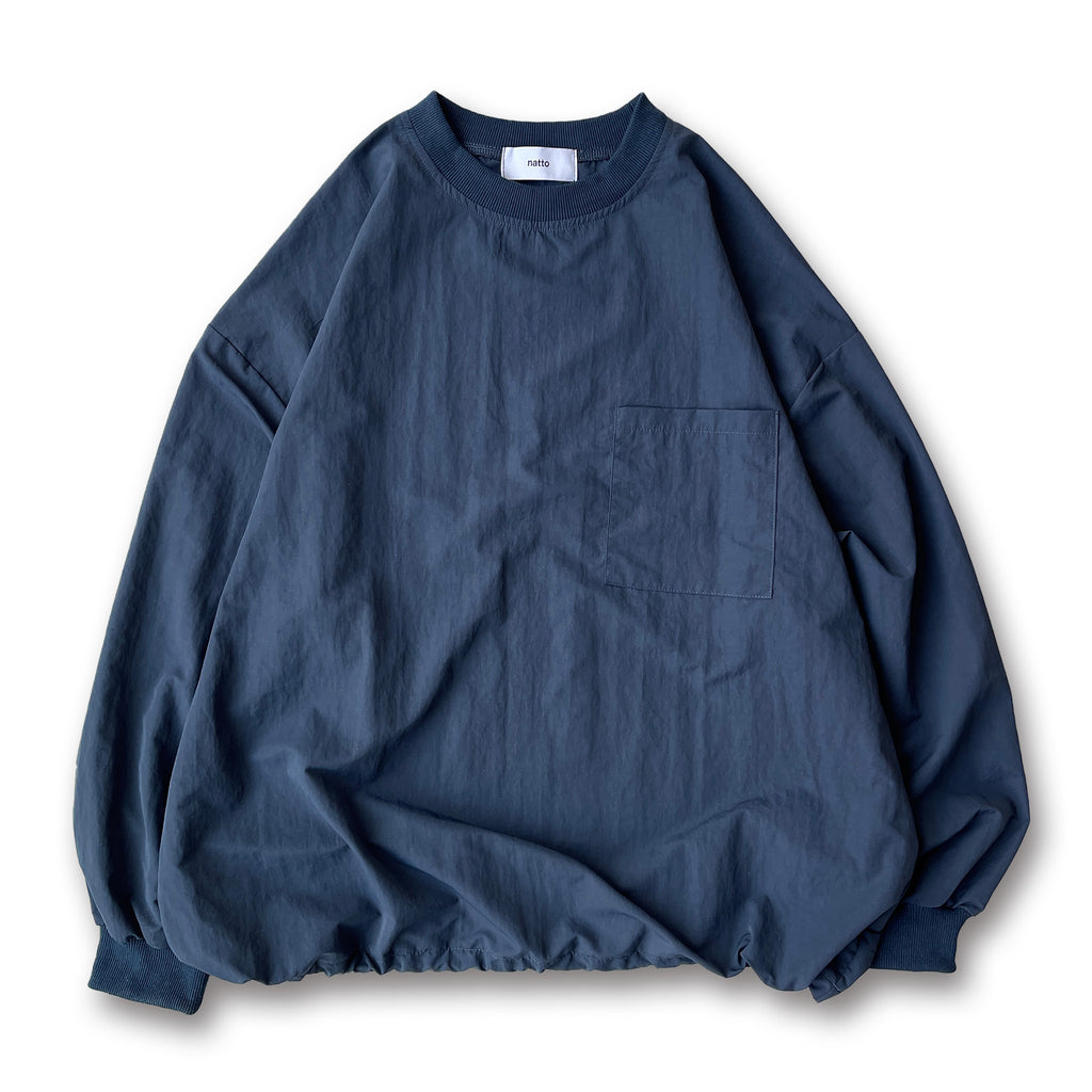 premium nylon pullover / navy（プレミアムナイロンプルオーバー / ネイビー） | natto | ナット  公式オンラインショップ