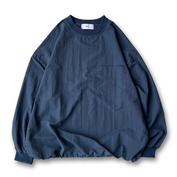 premium nylon pullover / navy