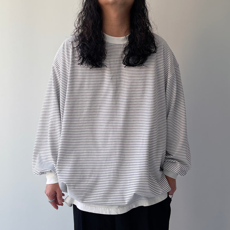 premium loose silhouette long sleeve / ivory（プレミアム