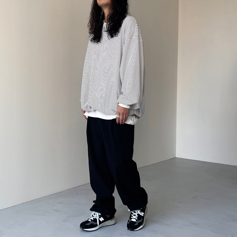 loose silhouette long sleeve / ivory（ルーズ シルエット ロング