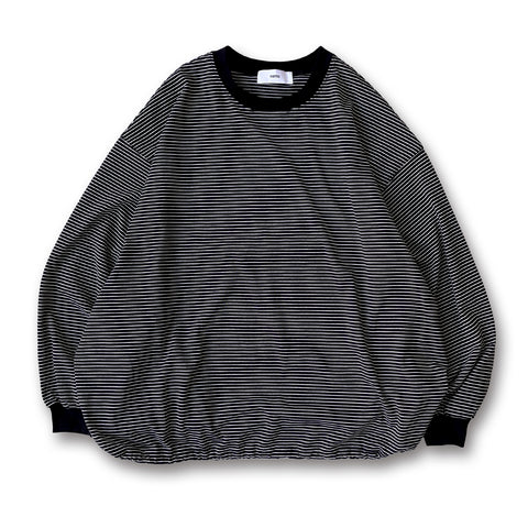 premium loose silhouette long sleeve / black