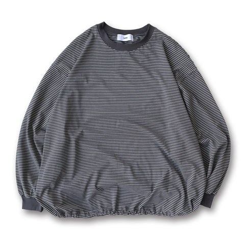 premium loose silhouette long sleeve / charcoal