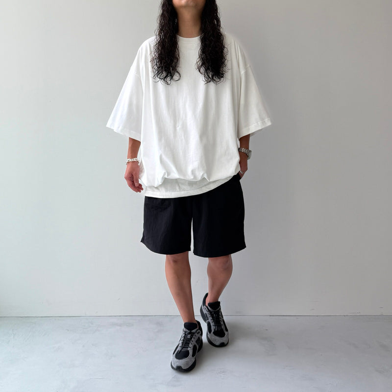 loose silhouette balloon short sleeve / ivory（ルーズ