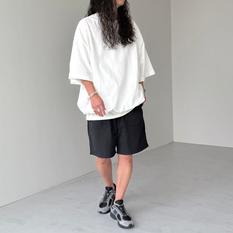 loose silhouette balloon short sleeve / ivory（ルーズシルエット