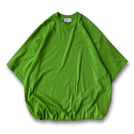 loose silhouette balloon short sleeve / pistachio