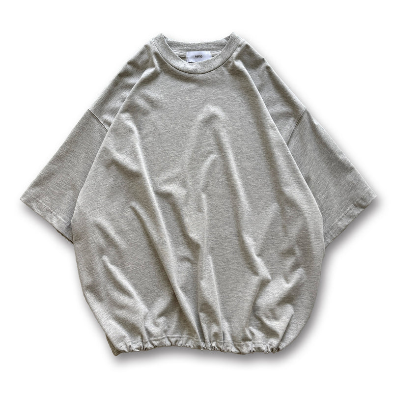 loose silhouette balloon short sleeve / sweat grayディティール画像