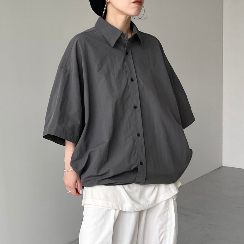 COVERNATのNylon Petticoat Half Shirt 全3色 SHIRRING NYLON SHIRT – polerjapan