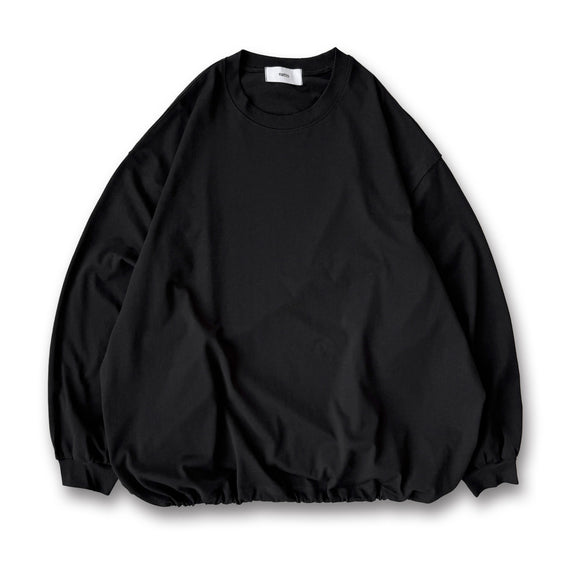 loose silhouette balloon long sleeve / black