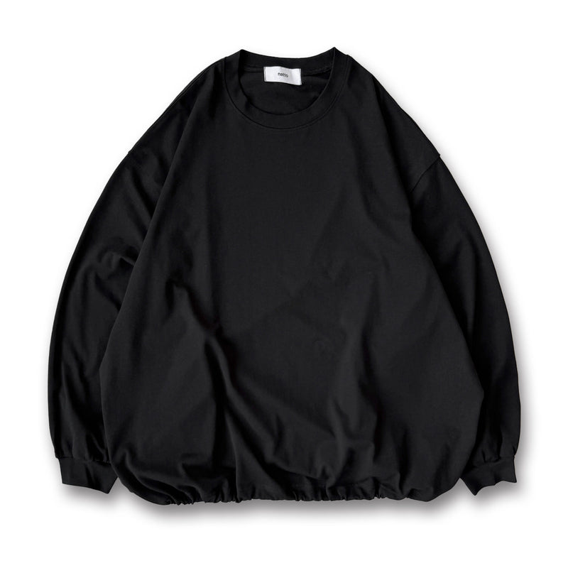 loose silhouette balloon long sleeve / blackディティール画像