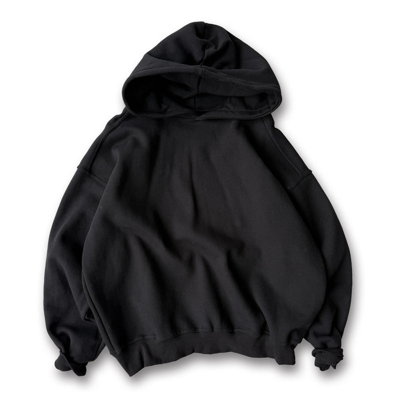 heavy weight standard volume hoodie / blackディティール画像
