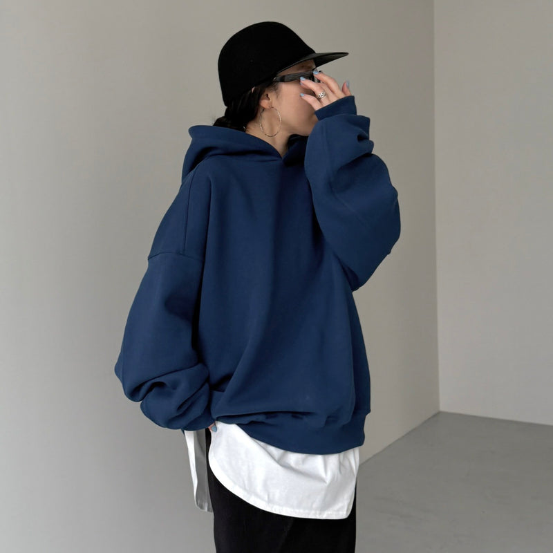 heavy weight standard volume hoodie / navy（ヘビーウェイト