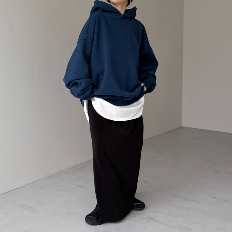 heavy weight standard volume hoodie / navy（ヘビーウェイト