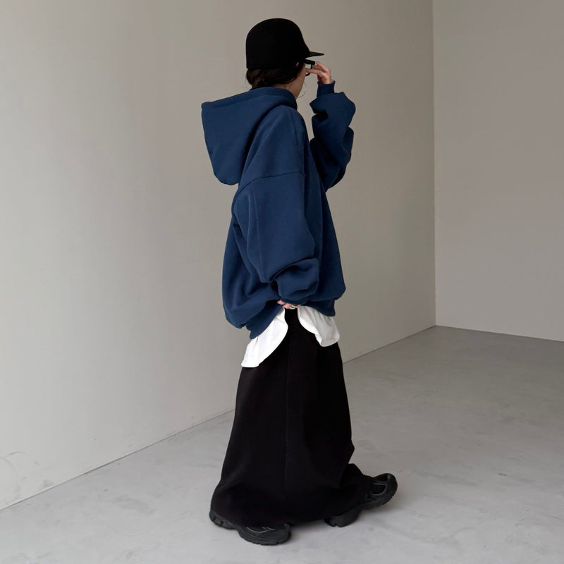 heavy weight standard volume hoodie / navy（ヘビーウェイト