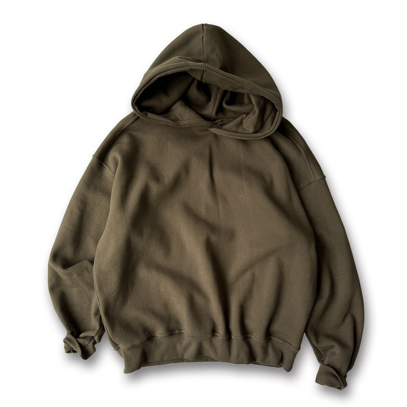 heavy weight standard volume hoodie / khakiディティール画像