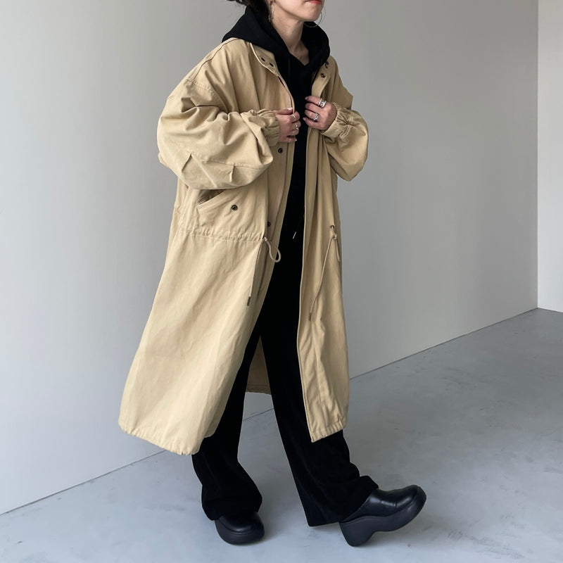 vintage like military mods coat M-65 / beige（ビンテージライクミリタリーモッズコート / ベージュ） |  natto | ナット 公式オンラインショップ