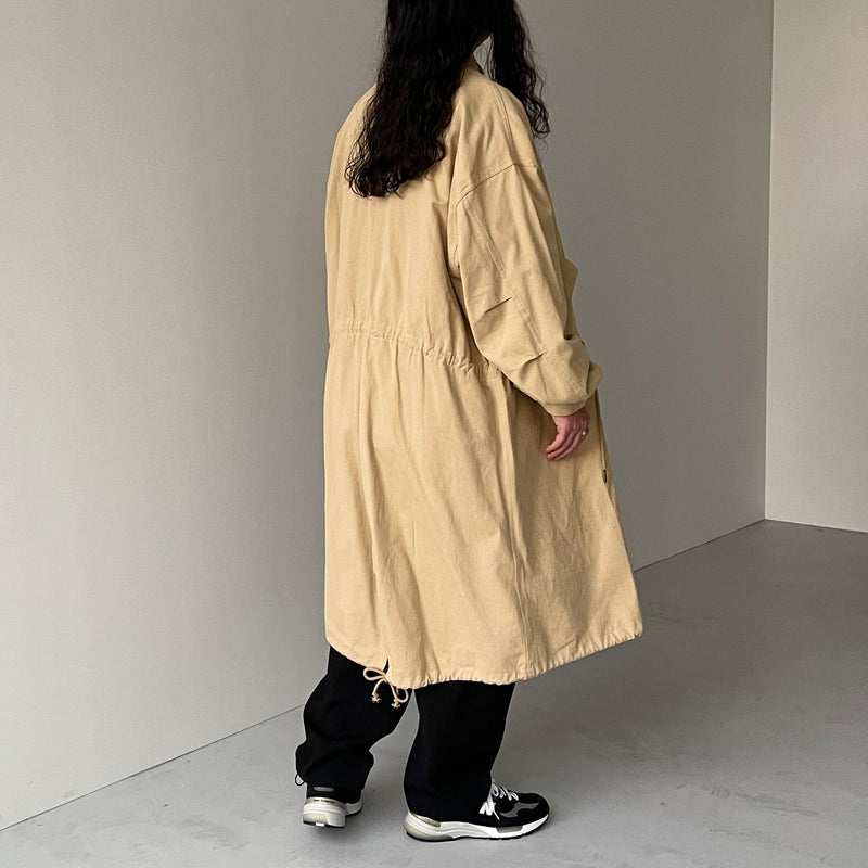 vintage like military mods coat M-65 / beige（ビンテージ