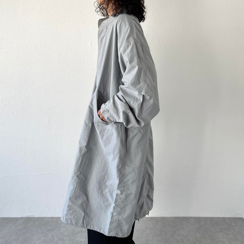 【SAMPLE】loose silhouette military mods coat / gray