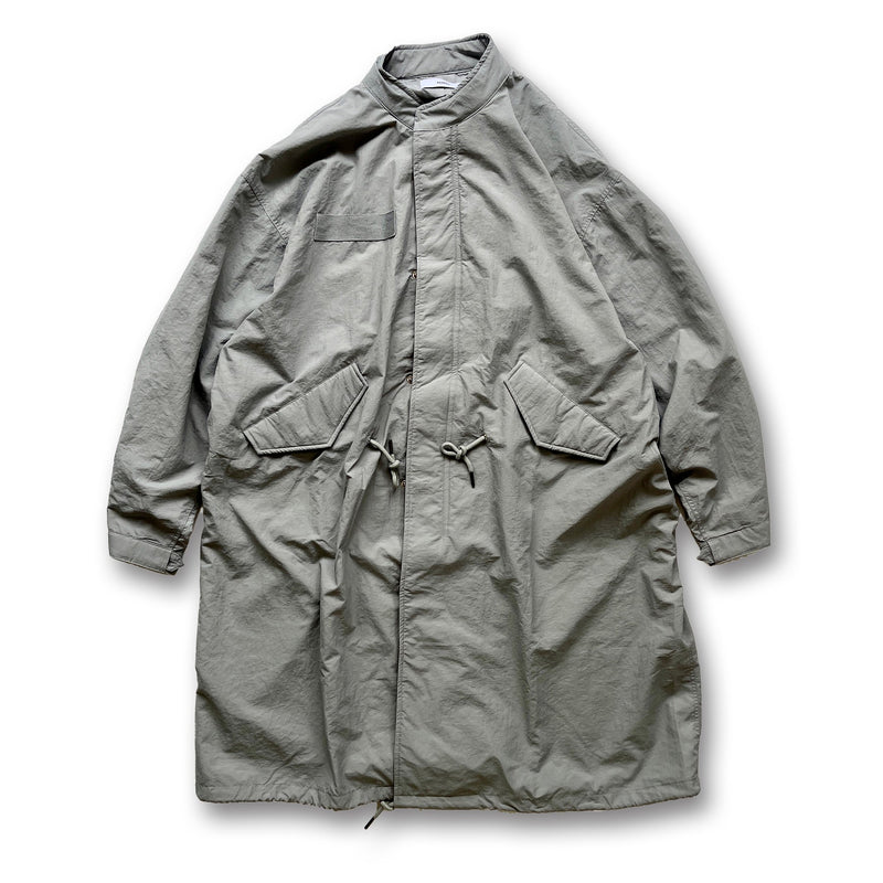 【SAMPLE】loose silhouette military mods coat / gray