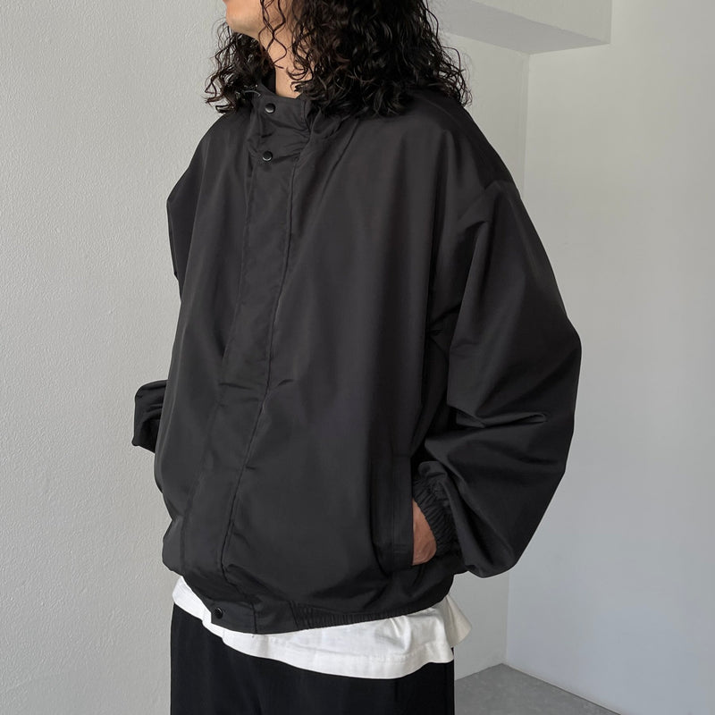 loose silhouette nylon mountain parker / black（ルーズシルエット