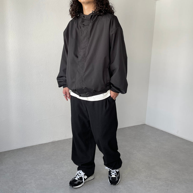 loose silhouette nylon mountain parker / black（ルーズシルエットナイロンマウンテンパーカー / ブラック）  | natto | ナット 公式オンラインショップ