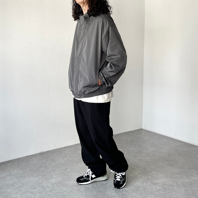 loose silhouette nylon mountain parker / charcoal（ルーズ ...