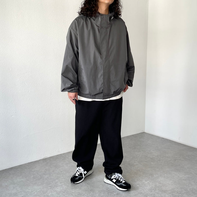 【nanao】ウォームダールパテッドパーカー メンズ 秋冬 Mグレー パーカー プルオーバー プルオーバーパーカー メンズ 秋 秋服