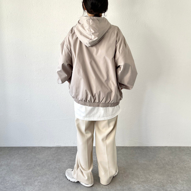 loose silhouette nylon mountain parker / beige（ルーズシルエット ...