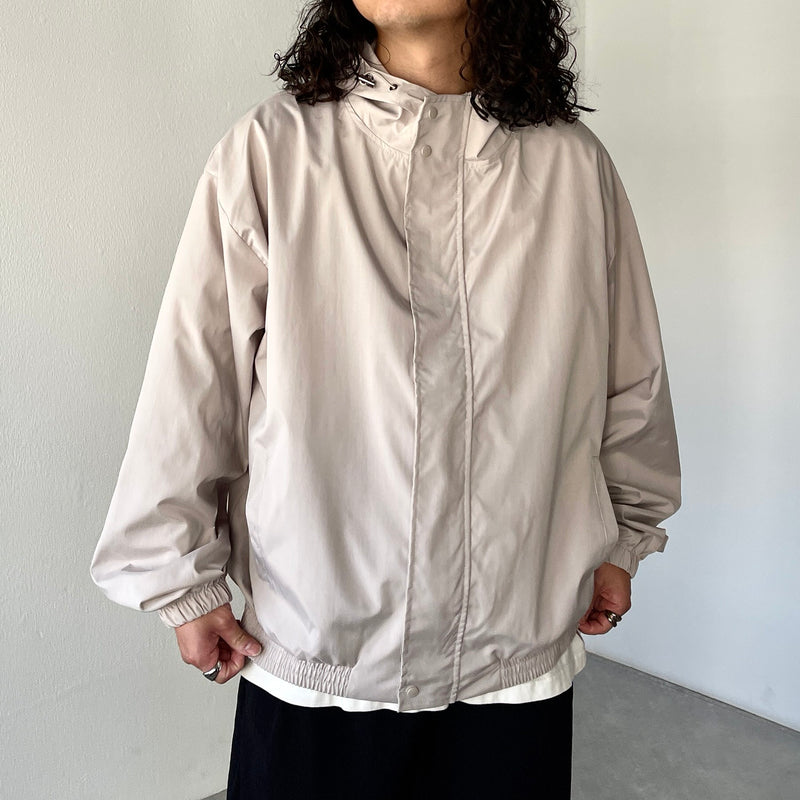 loose silhouette nylon mountain parker / beige（ルーズシルエットナイロンマウンテンパーカー / ベージュ）  | natto | ナット 公式オンラインショップ