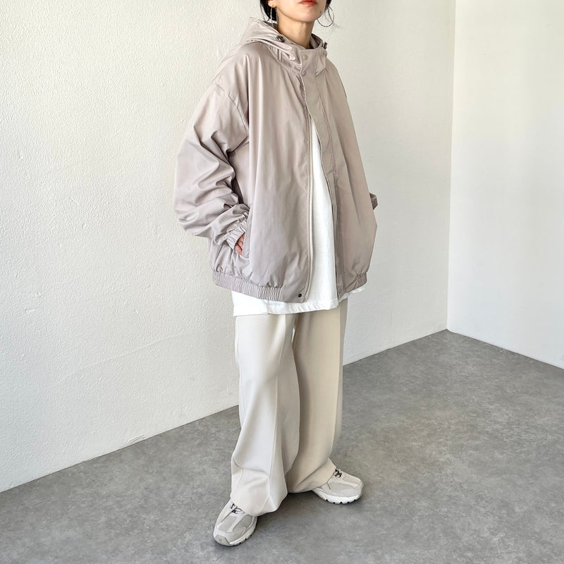 loose silhouette nylon mountain parker / beige（ルーズシルエット 