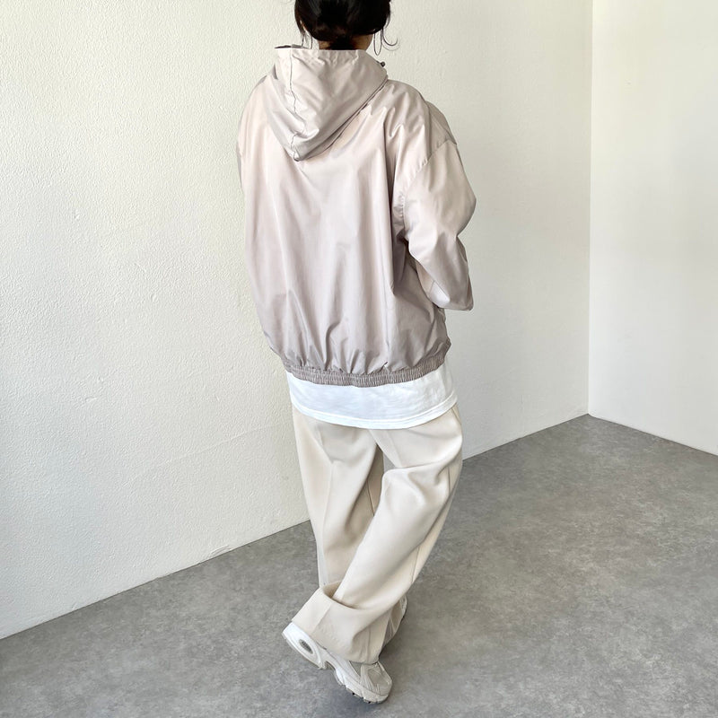 loose silhouette nylon mountain parker / beige（ルーズシルエット ...