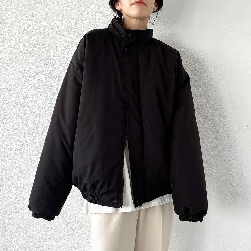 standard fake down blouson / black（スタンダード フェイク ダウン