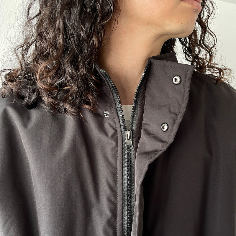standard fake down blouson / black（スタンダード フェイク