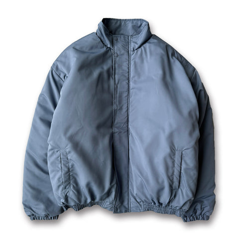 standard fake down blouson / smoky blue