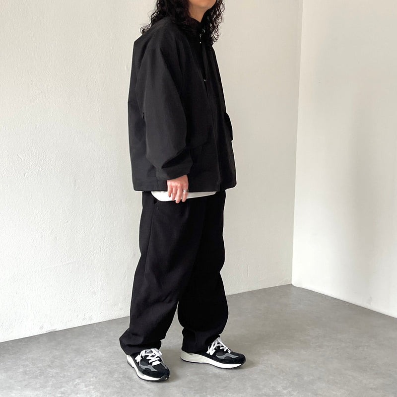 ジャケット・アウター Tos high quality wide silhouette blouson / black | natto | ナット 公式