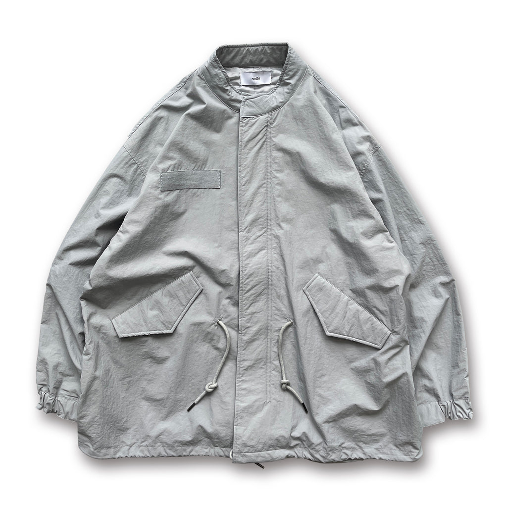 loose silhouette military short mods coat / gray（ルーズシルエット