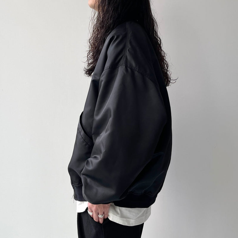 5525golf / V-LINE BLOUSON Vラインブルゾン L 黒 ZIP FIVE -White Line- ブルゾン アウター 「White Line