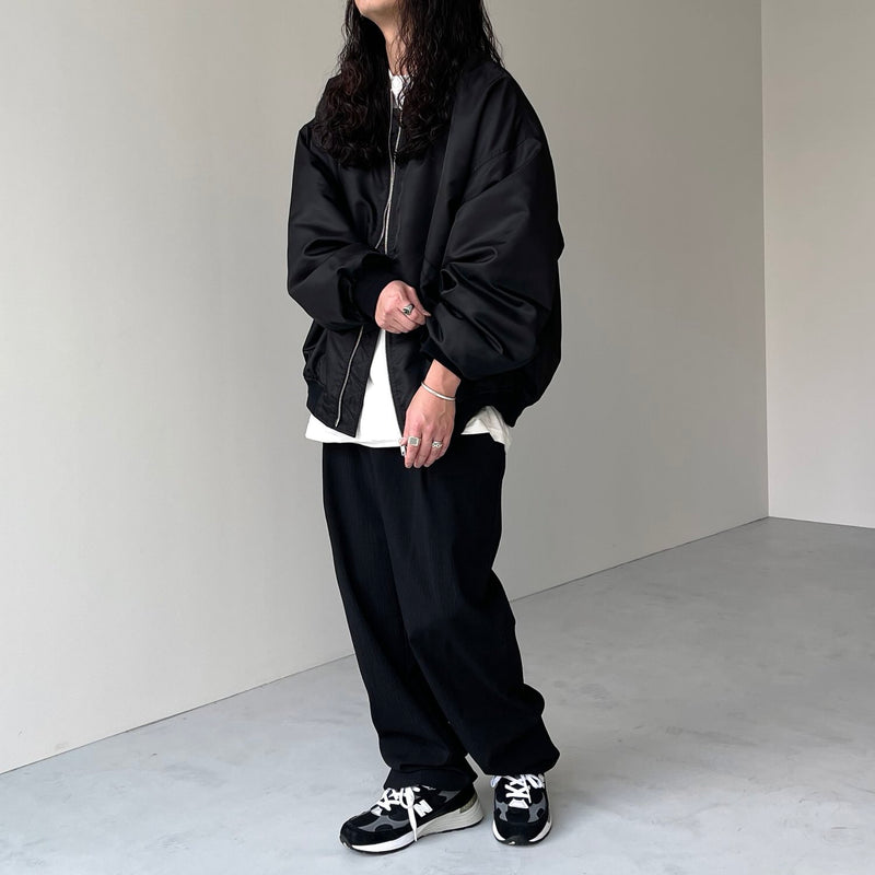 perfect silhouette blouson / black（パーフェクトシルエット